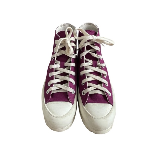 Converse Chunk Taylor All Star Lugged 2.0 Platform Shoes Women’s Size 6 Purple - Picture 3 of 8